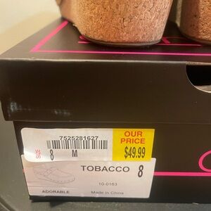 Corkys Tobacco Cork Wedge Sandals - Natural Cork